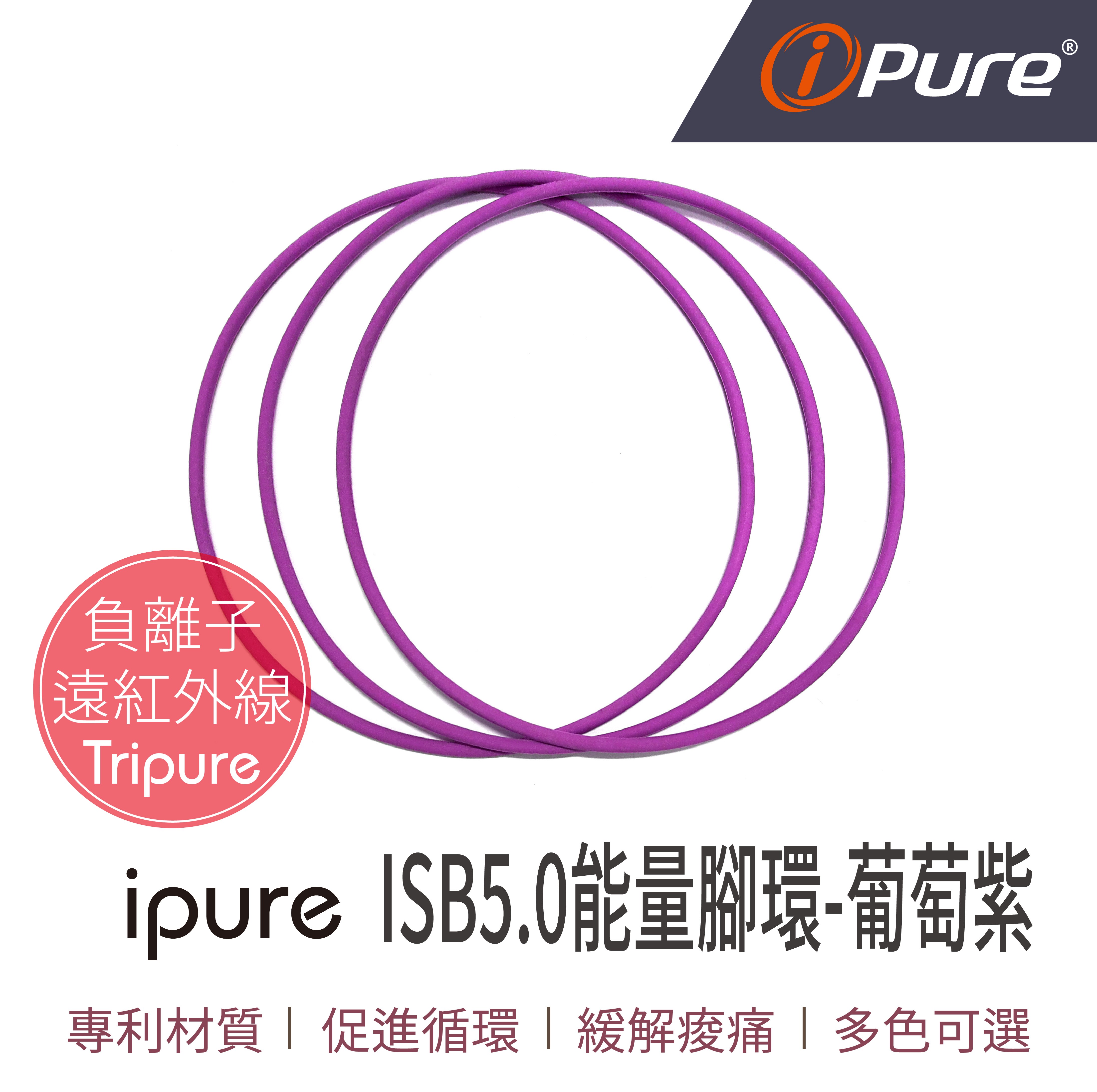 ISB5.0能量腳環-葡萄紫