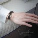 ipure能量白鋼扣皮手環-黑